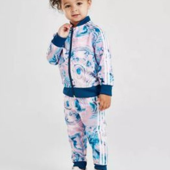 adidas Other - Adidas Originals Baby Marble SST Track Suit Set